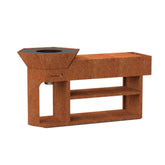 Ilha Nestor Grelhador a lenha (190x55x100cm) - BARBECOOK